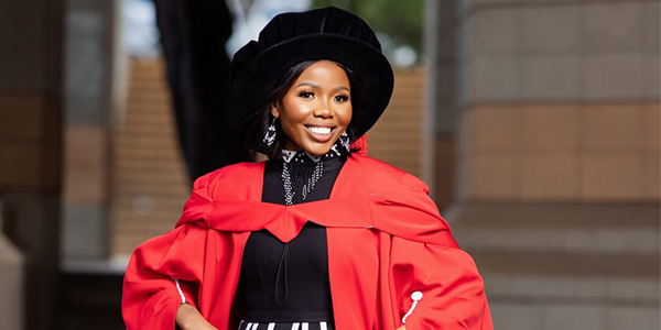 Dr Millicent Motheogane Deputy Head of AISU has walked a long journey from a cleaner to a PhD graduate